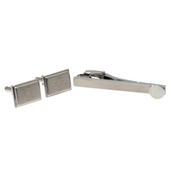 Chelsea zestaw krawat, spinka i guziczki do mankietów Tie Slide & Cufflink Set