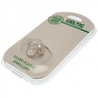 FC Celtic pierścionek Silver Plated Crest Small
