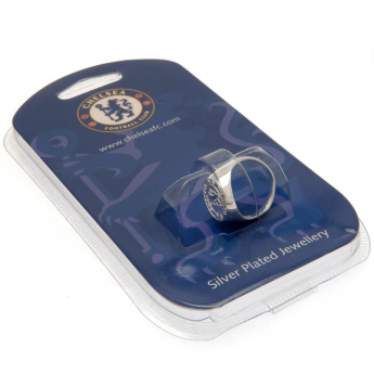 Chelsea pierścionek Silver Plated Crest Ring Small
