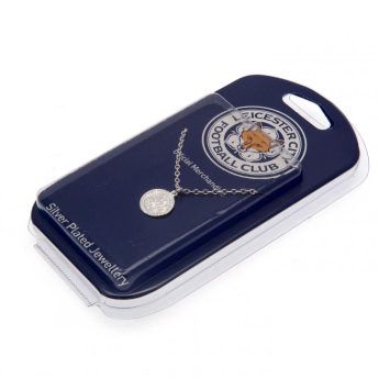 Leicester City naszyjnik z zawieszką Silver Plated Pendant & Chain