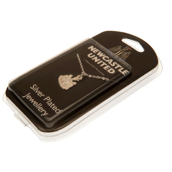Newcastle United naszyjnik z zawieszką Silver Plated Pendant & Chain