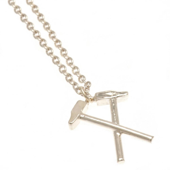 West Ham United naszyjnik z zawieszką Silver Plated Pendant & Chain HM