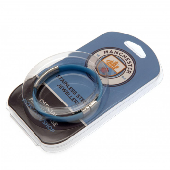 Manchester City opaska silikonowa Colour Silicone Bracelet