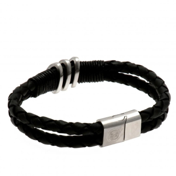 FC Celtic bransoletka skórzana Leather Bracelet