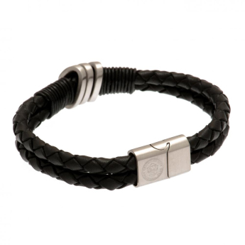 Leicester City bransoletka skórzana Leather Bracelet