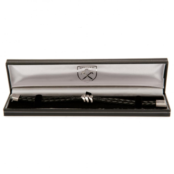 West Ham United bransoletka skórzana Leather Bracelet