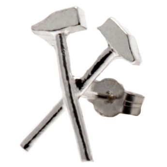West Ham United kolczyki Sterling Silver Stud Earring