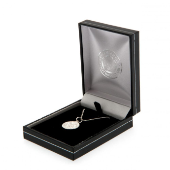 Leicester City naszyjnik z zawieszką Sterling Silver Pendant & Chain