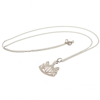 Newcastle United naszyjnik z zawieszką Sterling Silver Pendant & Chain