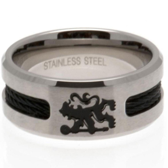 Chelsea pierścionek Black Inlay Small