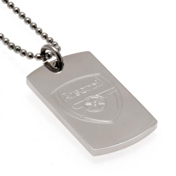 Arsenal naszyjnik z zawieszką Engraved Dog Tag & Chain