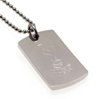 Tottenham naszyjnik z zawieszką Engraved Dog Tag & Chain