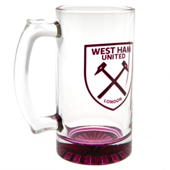 West Ham United szklanka Stein Glass Tankard