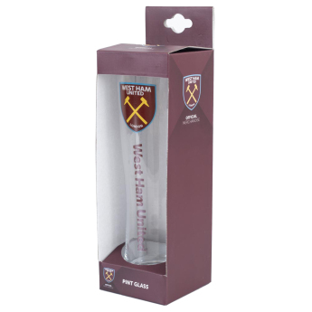 West Ham United szklanka Tall Beer Glass