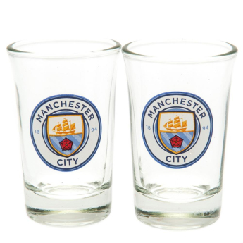 Manchester City kieliszek 2pk Shot Glass Set