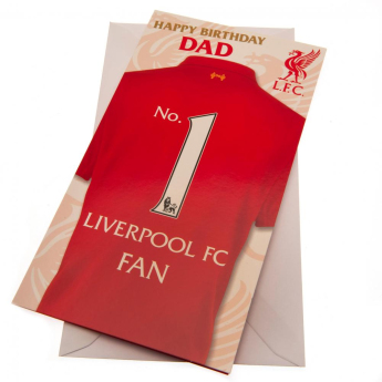 Liverpool życzenia urodzinowe Birthday Card Dad
