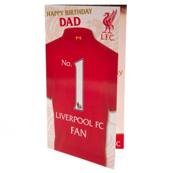 Liverpool życzenia urodzinowe Birthday Card Dad