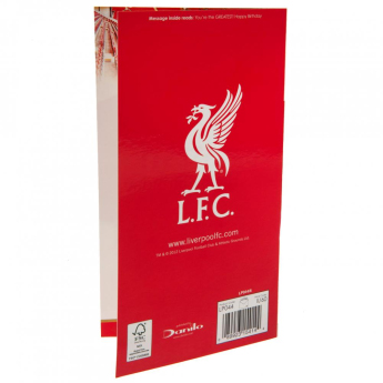 Liverpool życzenia urodzinowe Birthday Card Dad