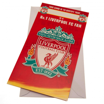 Liverpool życzenia urodzinowe Birthday Card No 1 Fan