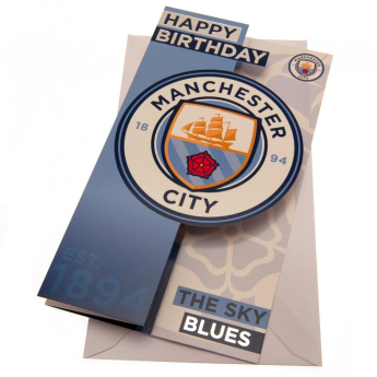 Manchester City życzenia urodzinowe Birthday Card