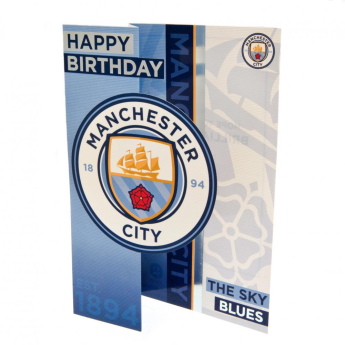 Manchester City życzenia urodzinowe Birthday Card