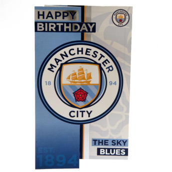 Manchester City życzenia urodzinowe Birthday Card