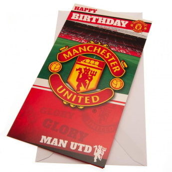 Manchester United życzenia urodzinowe Birthday Card Stadium