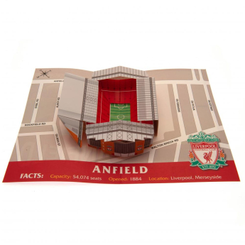 Liverpool życzenia urodzinowe Pop-Up Birthday Card