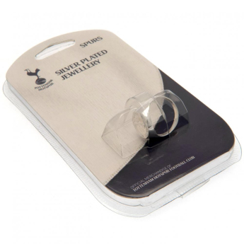 Tottenham pierścionek Silver Plated Crest Medium