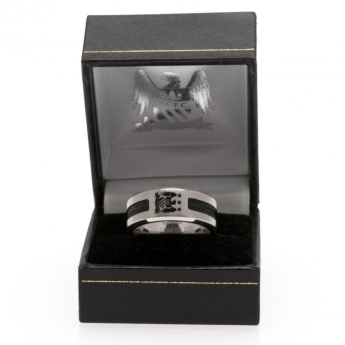 Manchester City pierścionek Black Inlay Large EC