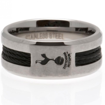 Tottenham pierścionek Black Inlay Medium