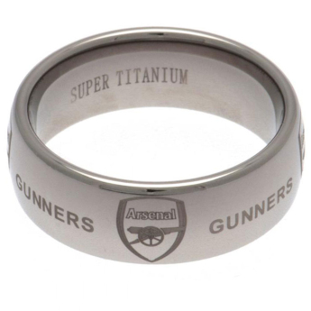 Arsenal pierścionek Super Titanium Medium