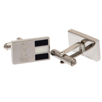 Tottenham spinki mankietowe Stainless Steel Stripe Cufflinks