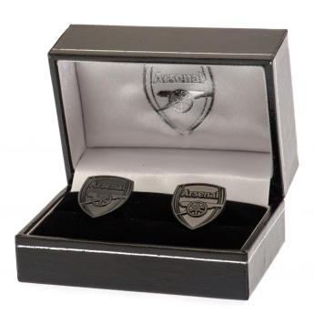 Arsenal spinki mankietowe Black IP Cufflinks
