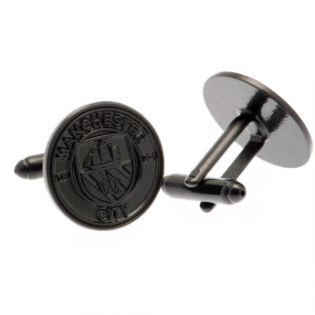Manchester City spinki mankietowe Black IP Cufflinks