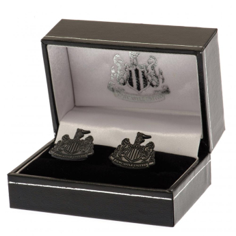 Newcastle United spinki mankietowe Black IP Cufflinks