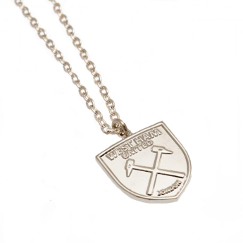 West Ham United naszyjnik z zawieszką Silver Plated Pendant & Chain XL