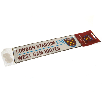 West Ham United tabliczka na okno Window Sign