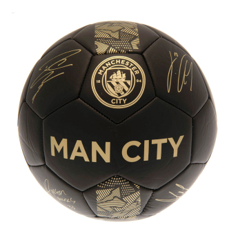 Manchester City mini futbolówka Skill Ball Signature Gold PH size 1