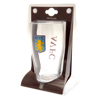 Aston Vila kufel tulip pint glass