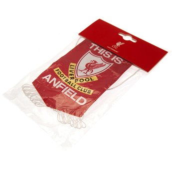 Liverpool flaga Mini Pennant TIA white