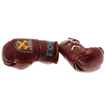 West Ham United mini rękawice bokserskie No.1 text