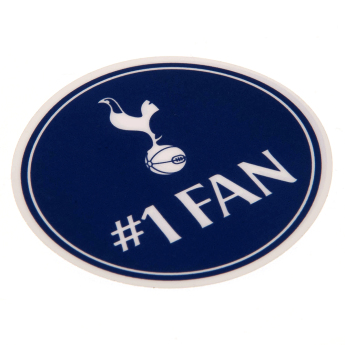 Tottenham naklejka Single Car Sticker No. 1 Fan