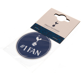 Tottenham naklejka Single Car Sticker No. 1 Fan