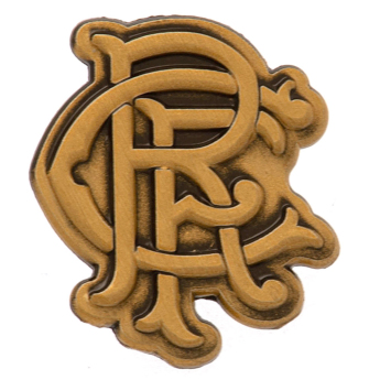 FC Rangers pineska Badge Scroll Crest AG
