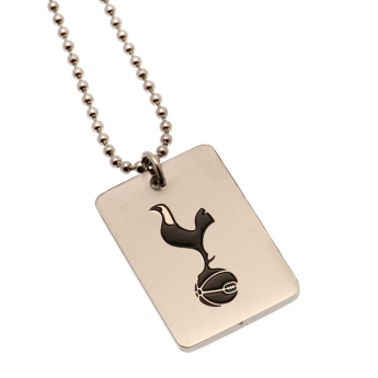 Tottenham nieśmiertelnik na szyję Enamel Crest Dog Tag & Chain