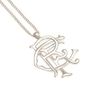 FC Rangers naszyjnik z zawieszką Sterling Silver Pendant & Chain Fixed