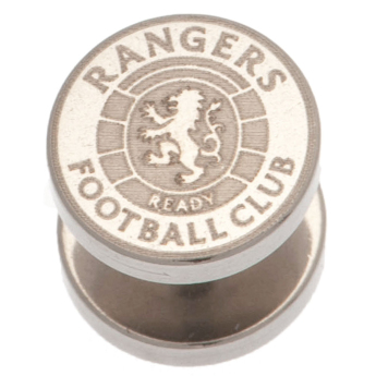 FC Rangers kolczyki Ready Crest Stainless Steel Stud Earring
