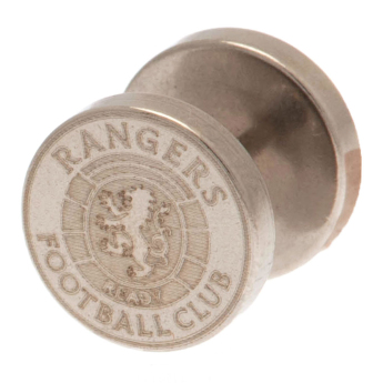 FC Rangers kolczyki Ready Crest Stainless Steel Stud Earring