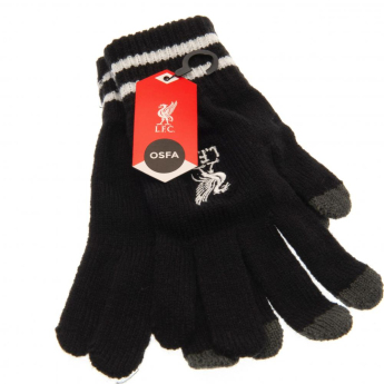 Liverpool rękawice dziecięce Touchscreen Knitted Gloves Youths BK